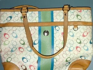Coach Multicolor Signature Tote